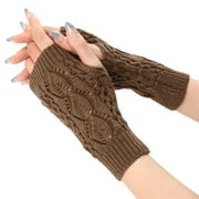 TAIAOJING Mittens For Women Winter Gloves For Warm Glove Windproof Elastic Texting Black Gloves Warm Lined Gloves